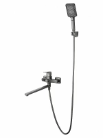 Смеситель для ванны WONZON & WOGHAND FLEX WW-639906-BGM темный графит