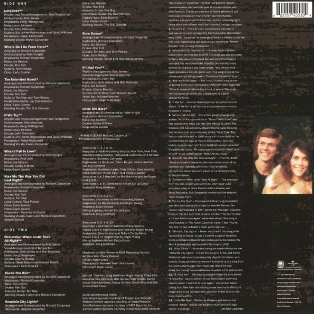 Carpenters / Lovelines (LP)