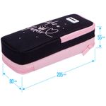 Пенал мягкий 2 отделения 205х80х55 Berlingo Like a princess, с магнитом, ткань