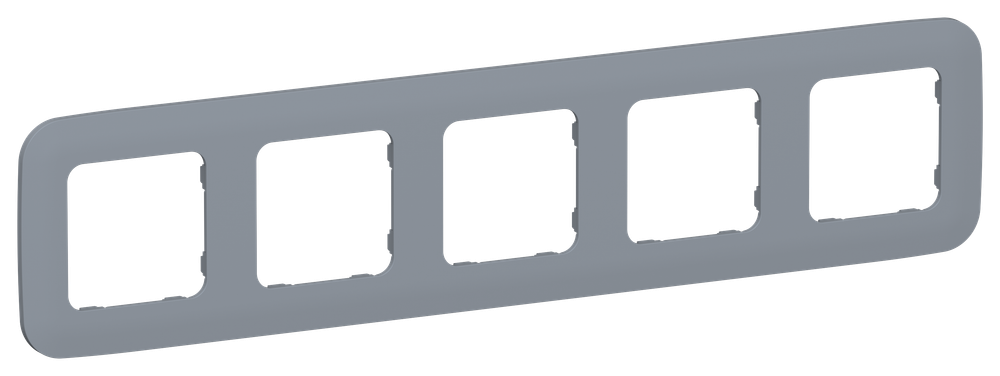 FLITE Рамка 5-местная РУ-5-А-ФлМ маренго IEK