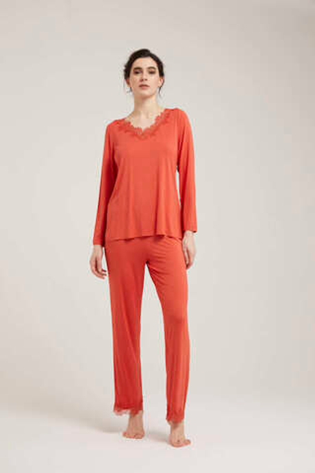 Пижама Vivis Thiana paprica оранжевая
