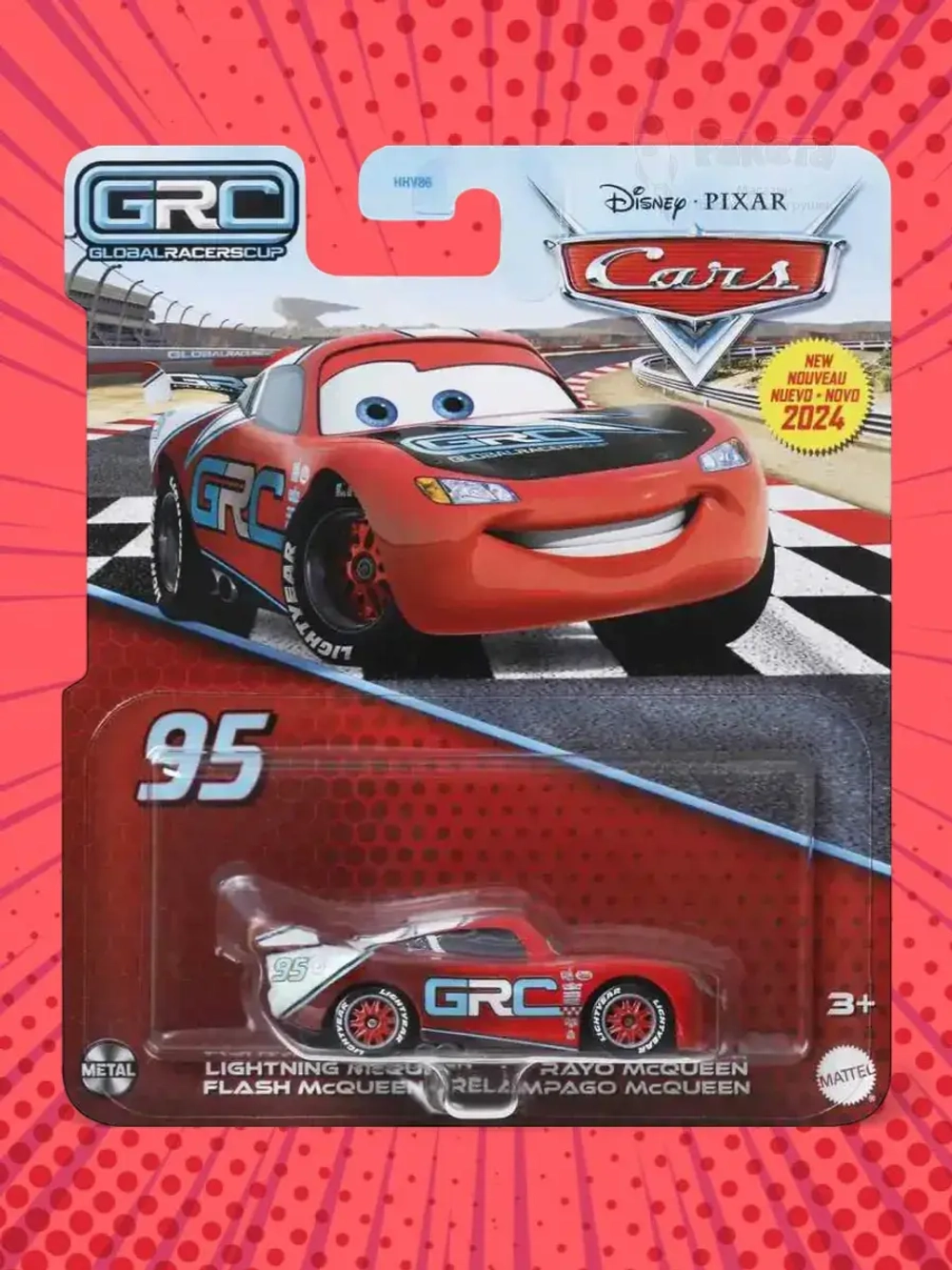 Машинка Disney Pixar Cars Тачки McQueen DXV29 HTY00