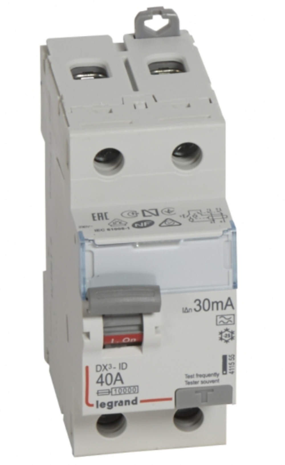 УЗО 2П 40А 30мА Legrand УЗО DX3 тип A 411555