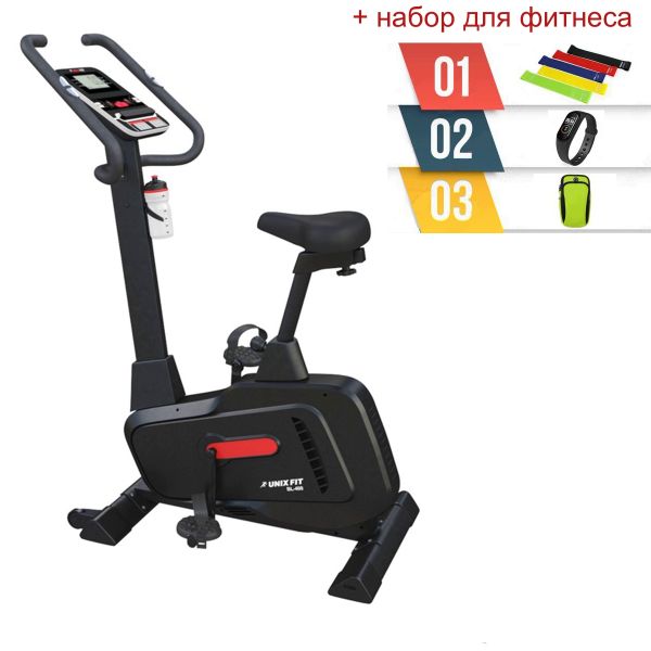 Вертикальный магнитный велотренажер UNIX Fit BL-400 Black