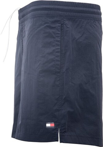 Женские шорты теннисные Tommy Hilfiger Essential Flag Loose Short - темно-синие