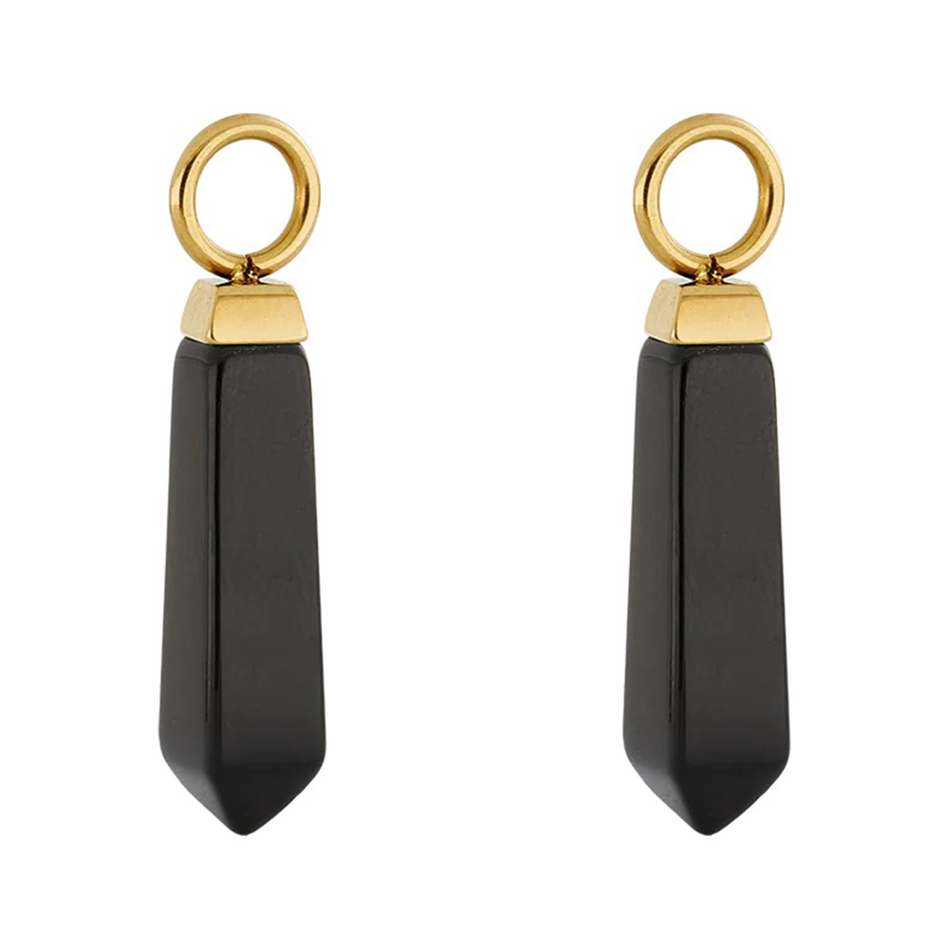 Подвеска на серьгу Coeur de Lion Gold-Black 0051/44-1316
