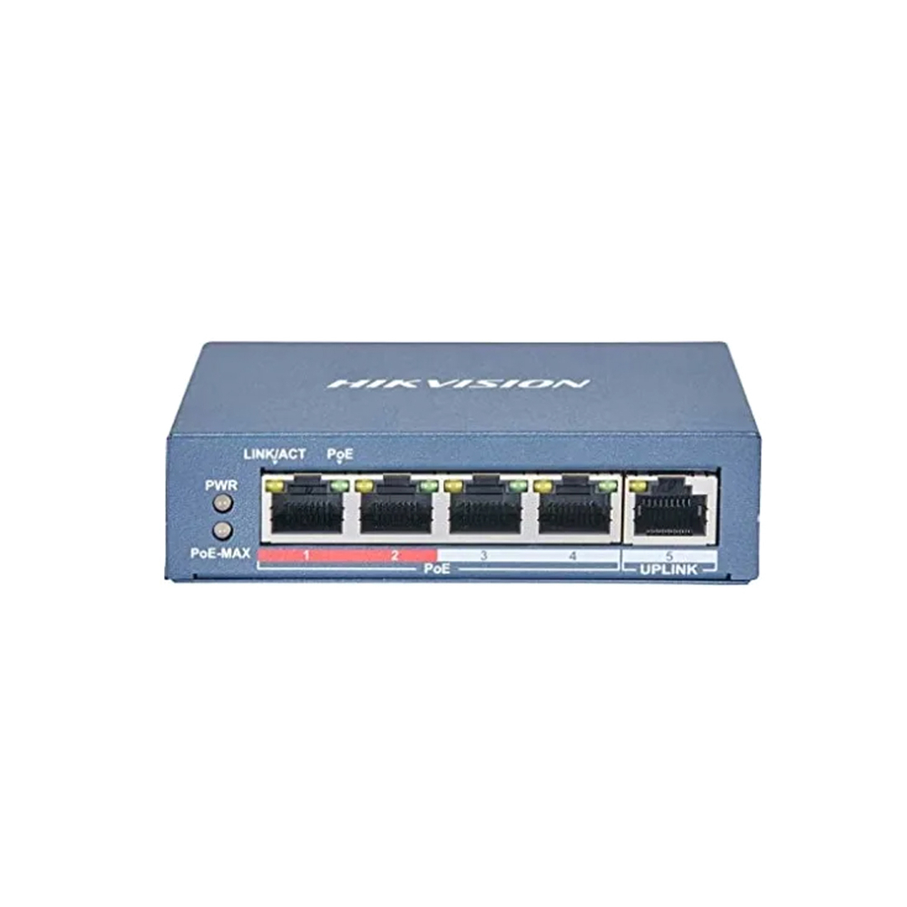 Коммутатор Hikvision DS-3E0105P-E(B)