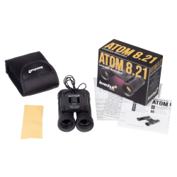 Бинокль Levenhuk Atom 8x21 - Комплект поставки