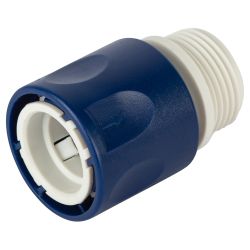 GAES20-10 GREEN APPLE ЕСО Соединитель (Коннектор) для шланга с внешней резьбой 19мм , пластик | GREEN APPLE