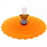 Крышка силиконовая для кружки 10см «Медвежонок»