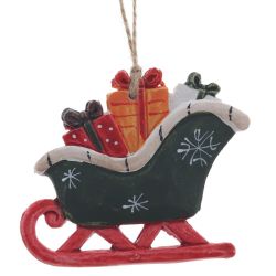 GAEM Набор из 72 шт Украшение новогоднее ассорти на подставке "Ёлка, L30 W14 H48 см