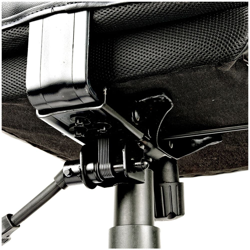 Кресло игровое Helmi HL-S03 "Drift", экокожа черная, вставка ткань серая