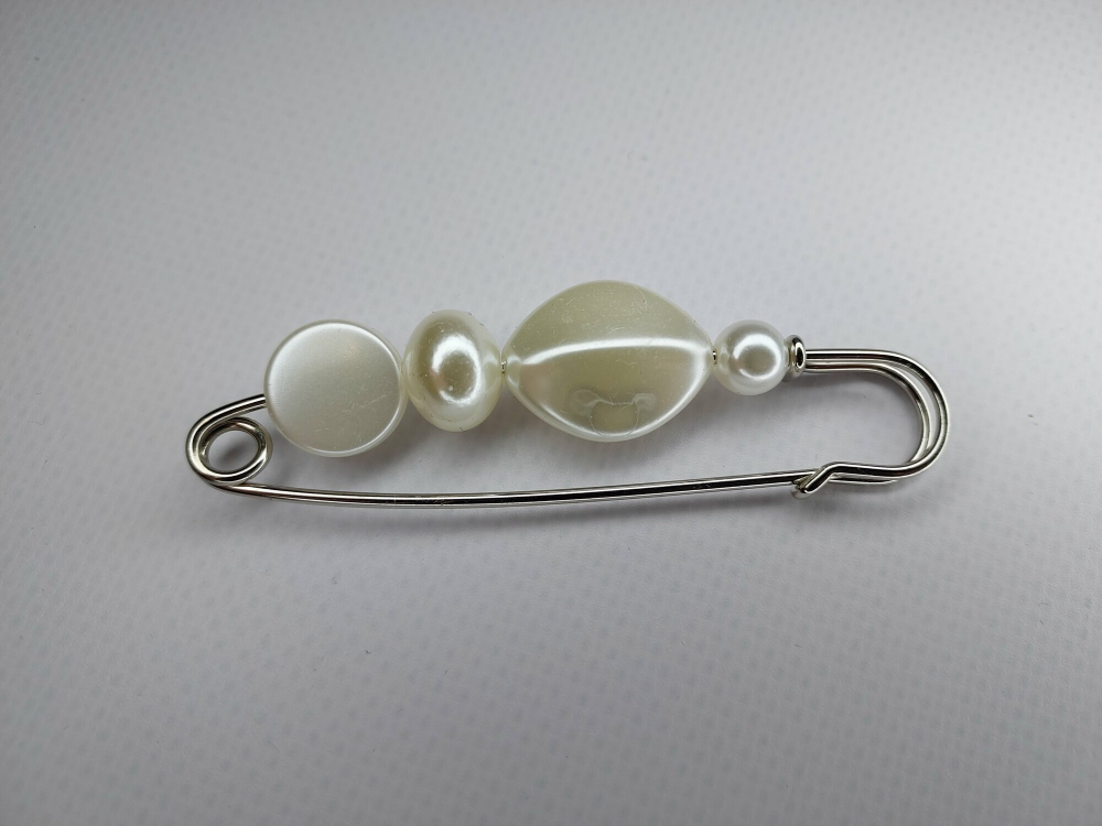 Булавка брошка "Жемчужная мечта" для кардигана, Пальто, платков, костюмов, одежды