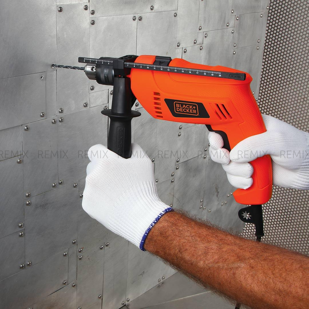 Дрель ударная Дрель ударная Black Decker 550 Вт (HD555KMPR)