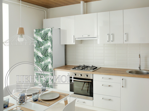 Пленка самоклеящаяся Монстера темно-зеленая 5824 450x7000 мм