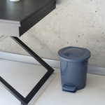 Ведро для мусора с педалью "Stone", темный камень