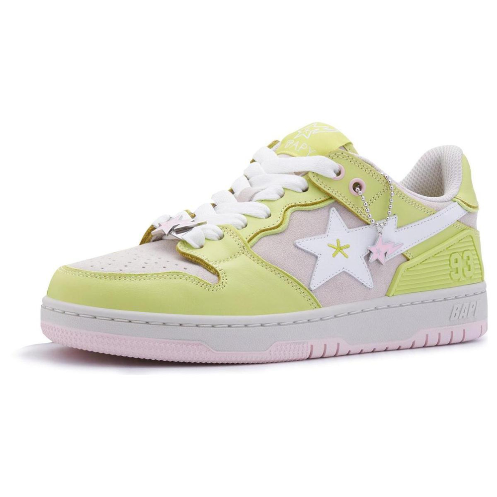 Кроссовки BAPY x A BATHING APE SK8 STA LIMEADE, BPYSNSN0098XJ