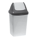 Контейнер для мусора СВИНГ 15л Мраморный 0,43,269х0,235м