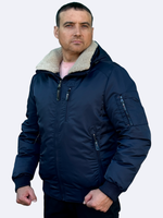 Куртка бомбер Corbona Зима синий