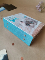 Фотоальбом на 100 фото 10х15 см, пластик. листы sweet kittens Белый котёнок