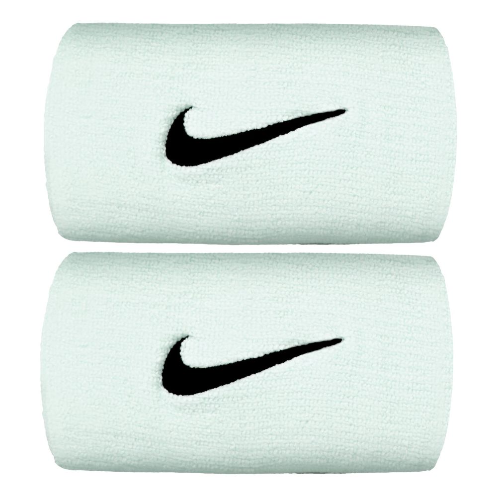 Nike Premier Doublewide Wristband 2 Pack - Green, Black