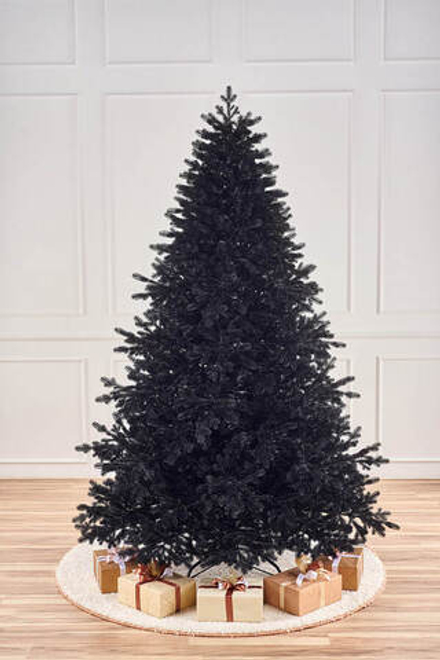 Ель искусственная Черная 1,8 м подставка металл 100% Литые веточки МаксКристмас