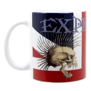 Кружка The Exploited череп на британском флаге (659)