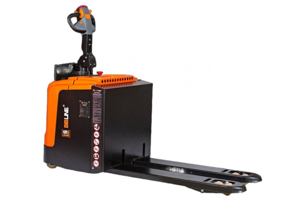 Тележка электрическая самоходная c платформой, 2000 кг, АКБ свинцово - кислотная, SIBLINE