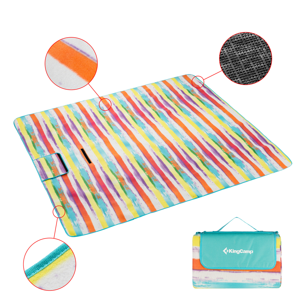 ПЛЕД KINGCAMP 9001 PICNICBLANKET RAINBOW