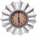 Часы настенные «Помпеи» D25см серебро 8835
