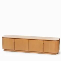 Тумба под ТВ Nara 200х40 см, шпон дуба