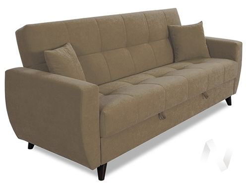 Диван прямой Бетти 2 (БД) LUMA 06 (велюр какао)