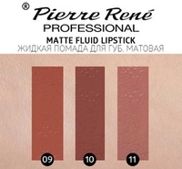 Матовая жидкая помада для губ #10 Pierre Rene Matte Fluid Lipstick Brick Dust 6мл