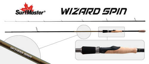 Спиннинг штекерный угольный 2 колена S Master SP1123 Wizard Spin 842MMF HMC (5,5-17,5) 2,54 м