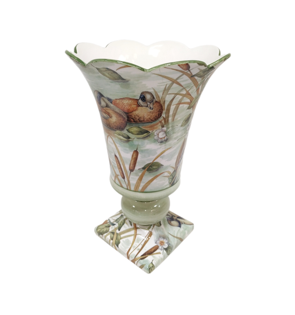 Ваза на ножке Утки 36 см