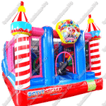 Коммерческий надувной батут "Яркий цирк" 6*4*3 м