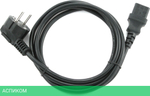 Кабель питания Cablexpert PC-186-VDE 1.8м, Schuko- C13 VDE, 10А черный