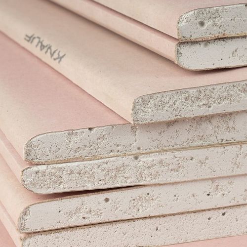 Гипсокартон огнестойкий 2500х1200x12,5 мм Кнауф