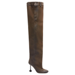 LOEWE Toy Over the knee Boots 9.5cm Women"s Umber