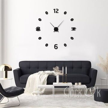 Настенные 3D часы Coffee