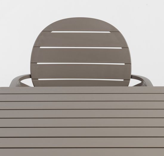 Стол пластиковый обеденный Cube 140x80