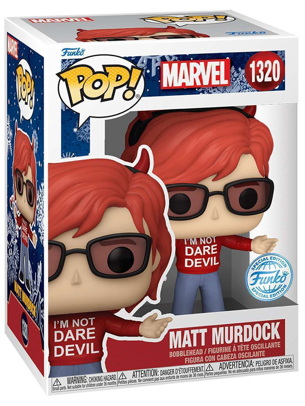 Фигурка Funko POP! Bobble Marvel Matt Murdock "I'm Not" Daredevil (Exc) (1320) 74730
