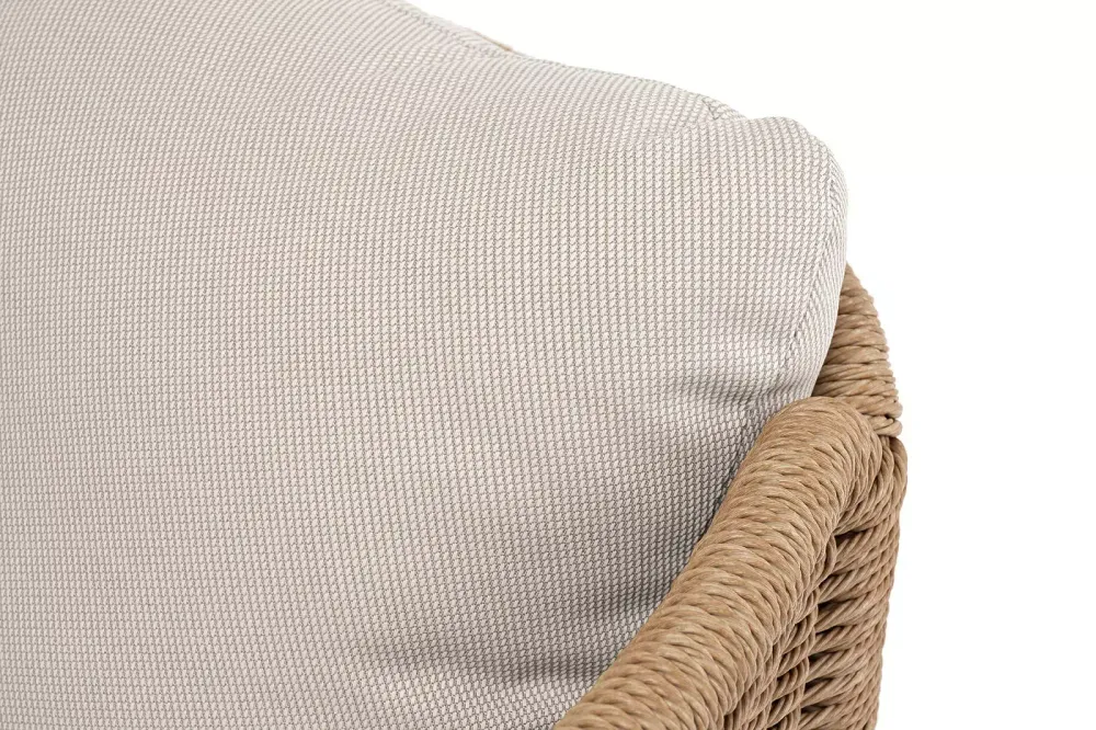 "Аликанте" лаунж-зона из искусственного ротанга, цвет соломенный