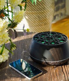 Ультразвуковой аромадиффузор-Bluetooth колонка Plato Wenge, Sens