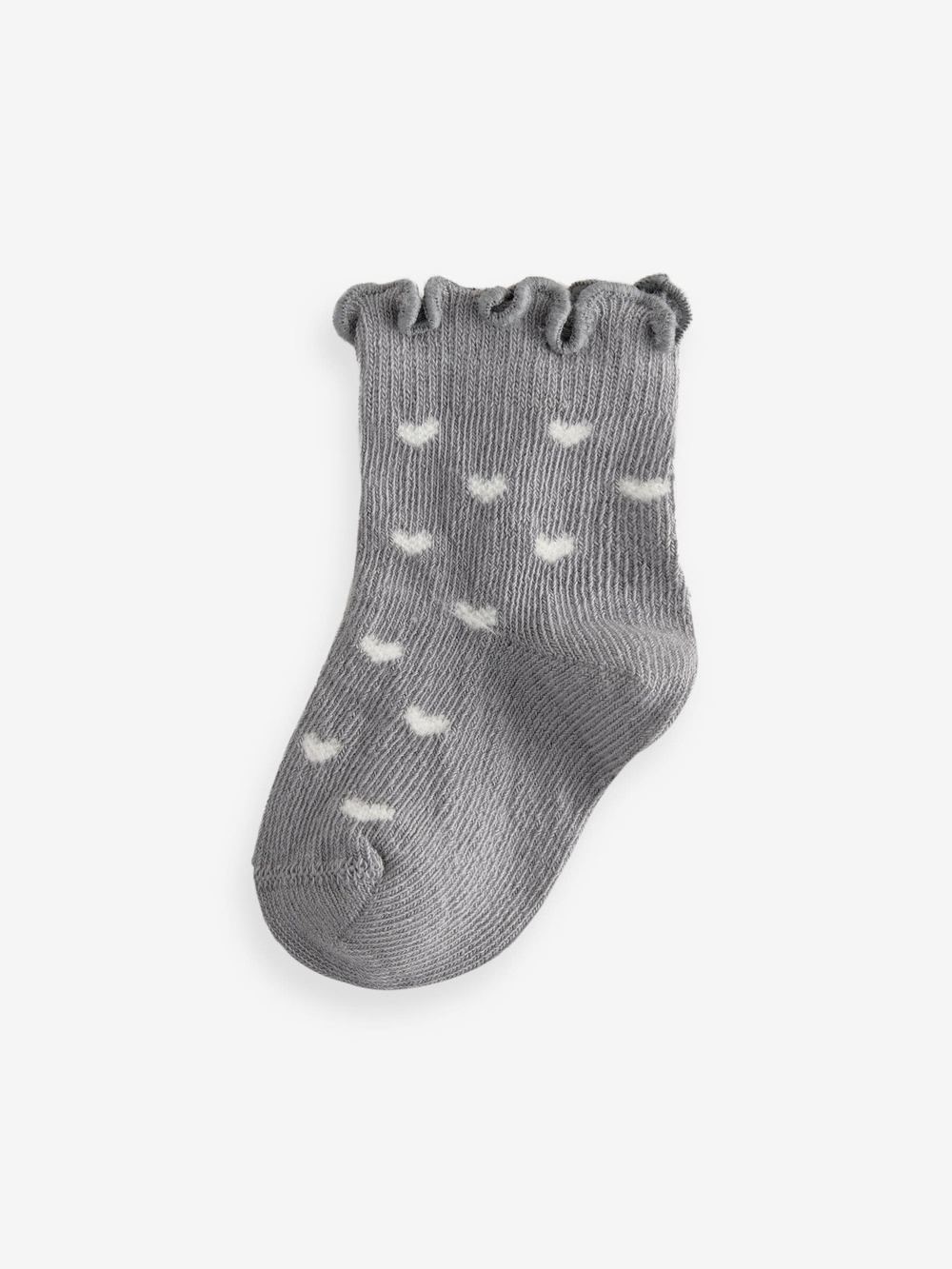 Носки для малышей Next K84-562, 5 шт., Молочный, Серый, Черный