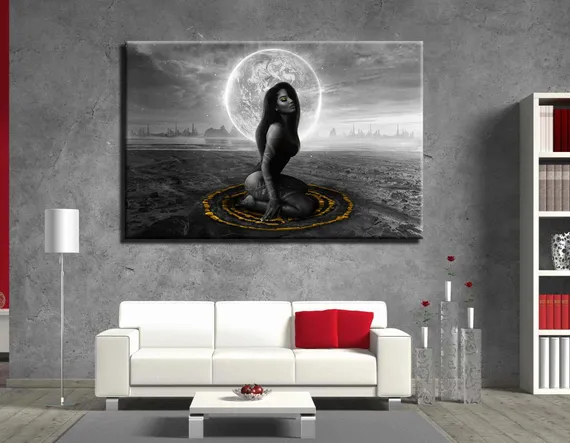 Постер "Девушка в дюнах"