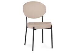 Стул на металлокаркасе Ройс бежевый / черный
