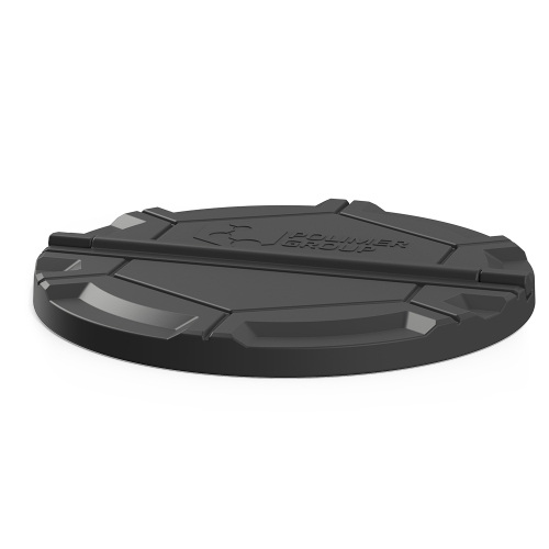 Крышка колодца РОСА черная Полимер-Групп(1250x1250x120см;13кг;черная) - арт.559271