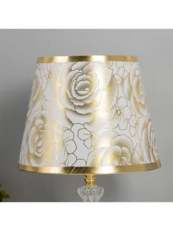 Лампа настольная Латынь 1 40 Вт Е27+подсветка LED 5 Вт золото 21 21 35.5 см