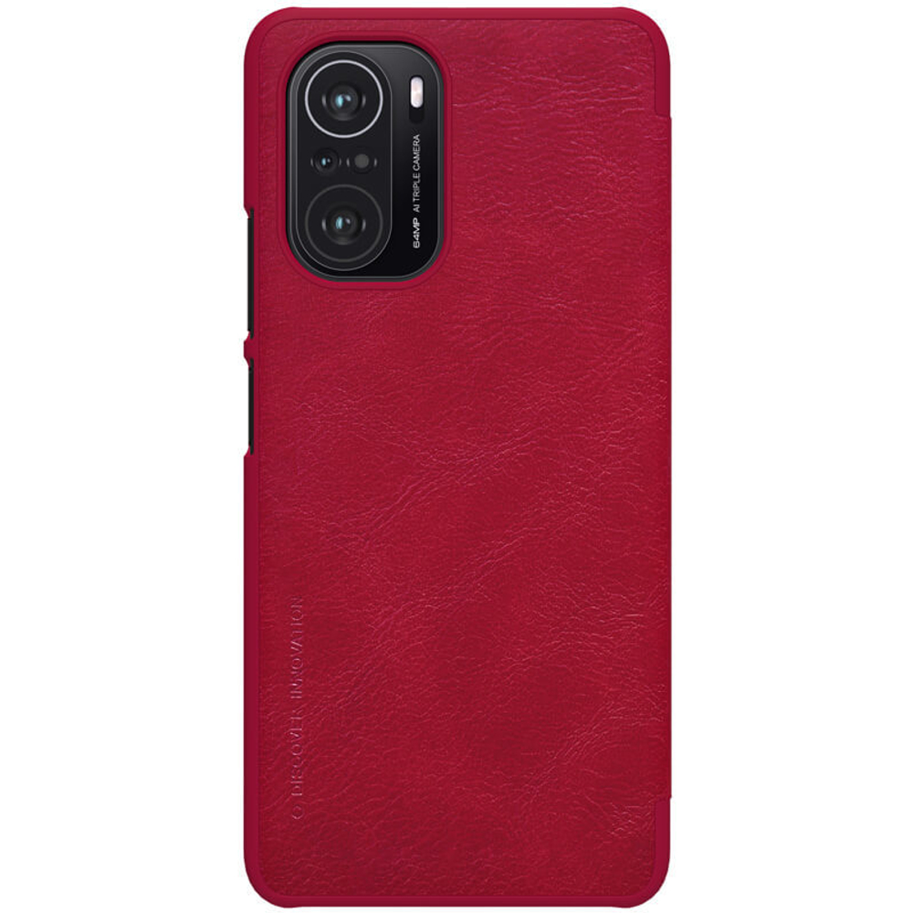 Кожаный чехол-книжка Nillkin Leather Qin для Xiaomi Poco F3  / Redmi K40 (Pro)